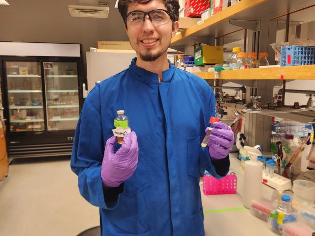 Andrew passing fungal cultures. That's a choice :)